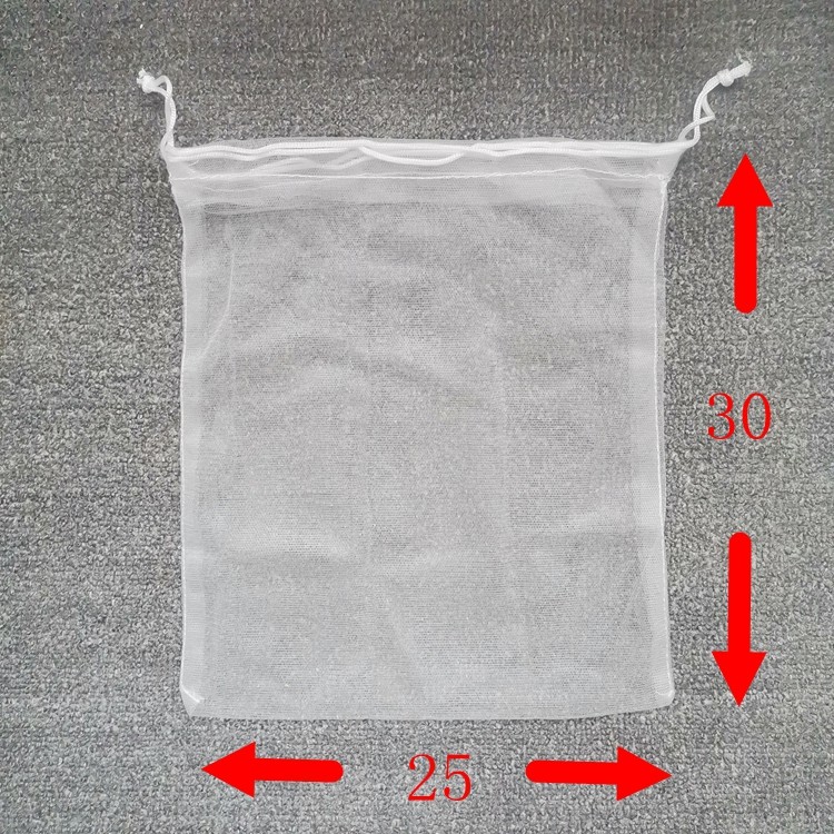 白色抽绳网兜束口收纳袋拉绳超市水果蔬菜镂空网纱袋玩具收纳袋,收纳整理,护洗袋,淘宝优惠券,粉丝福利购,淘宝优惠卷