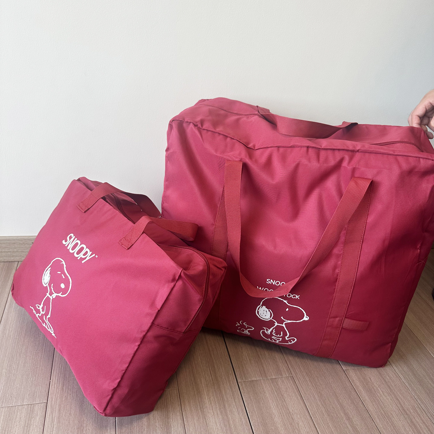 出口订单可折叠便携简易旅行包可插拉杆大号拉链购物袋行李大布袋,收纳整理,被子防尘袋,淘宝优惠券,粉丝福利购,淘宝优惠卷