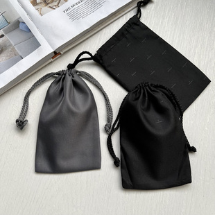 3个价~小号抽绳束口袋加密尼龙充电宝充电线收纳男女通用耳机布袋