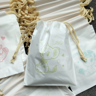 3个1组~~日韩小号双层防水收纳分装袋子旅行内衣物防尘整理化妆品