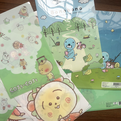 日韩卡通单片式A4资料夹单片彩色卡通防水单层学生试卷文件收纳袋