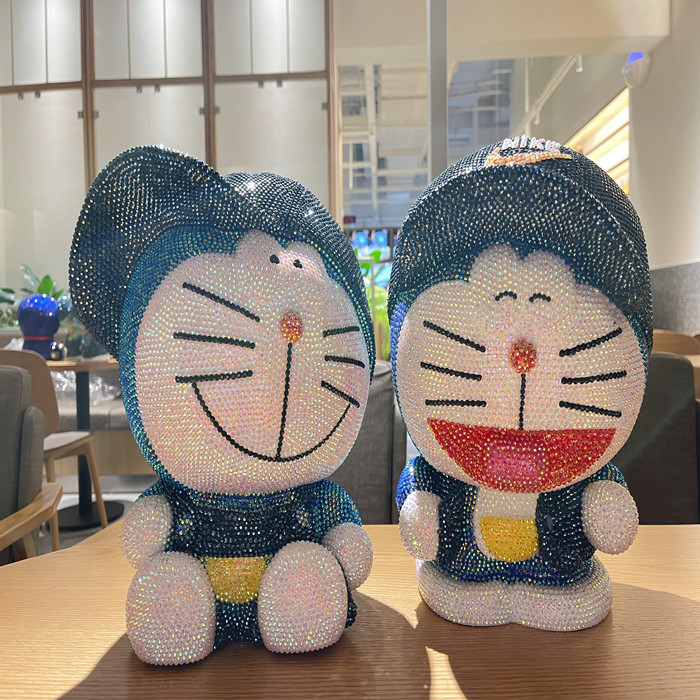 机器猫存钱罐手工DIY储蓄罐