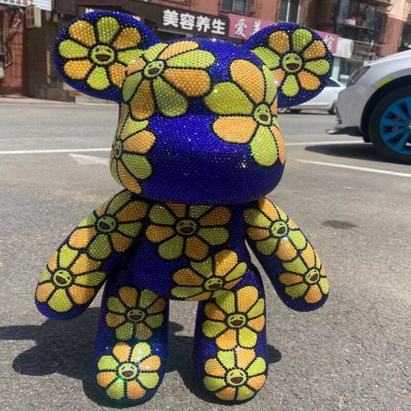 太阳花手工贴钻DIY粘钻潮玩偶