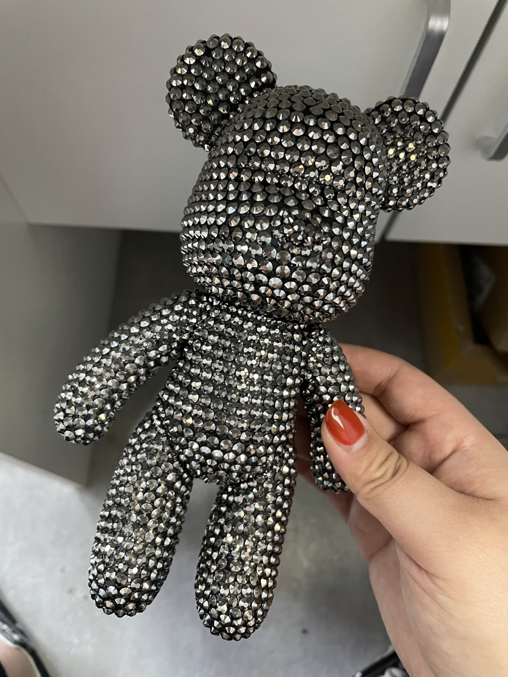 23厘米暴力熊礼品礼物大熊贴钻熊小熊手工diy手办镶钻熊粘钻送礼