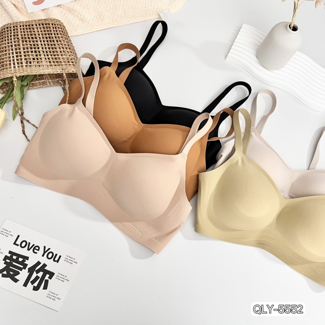 5552无痕聚拢上托内衣女塑胸外扩型固定加厚棉杯小胸显大调整文胸