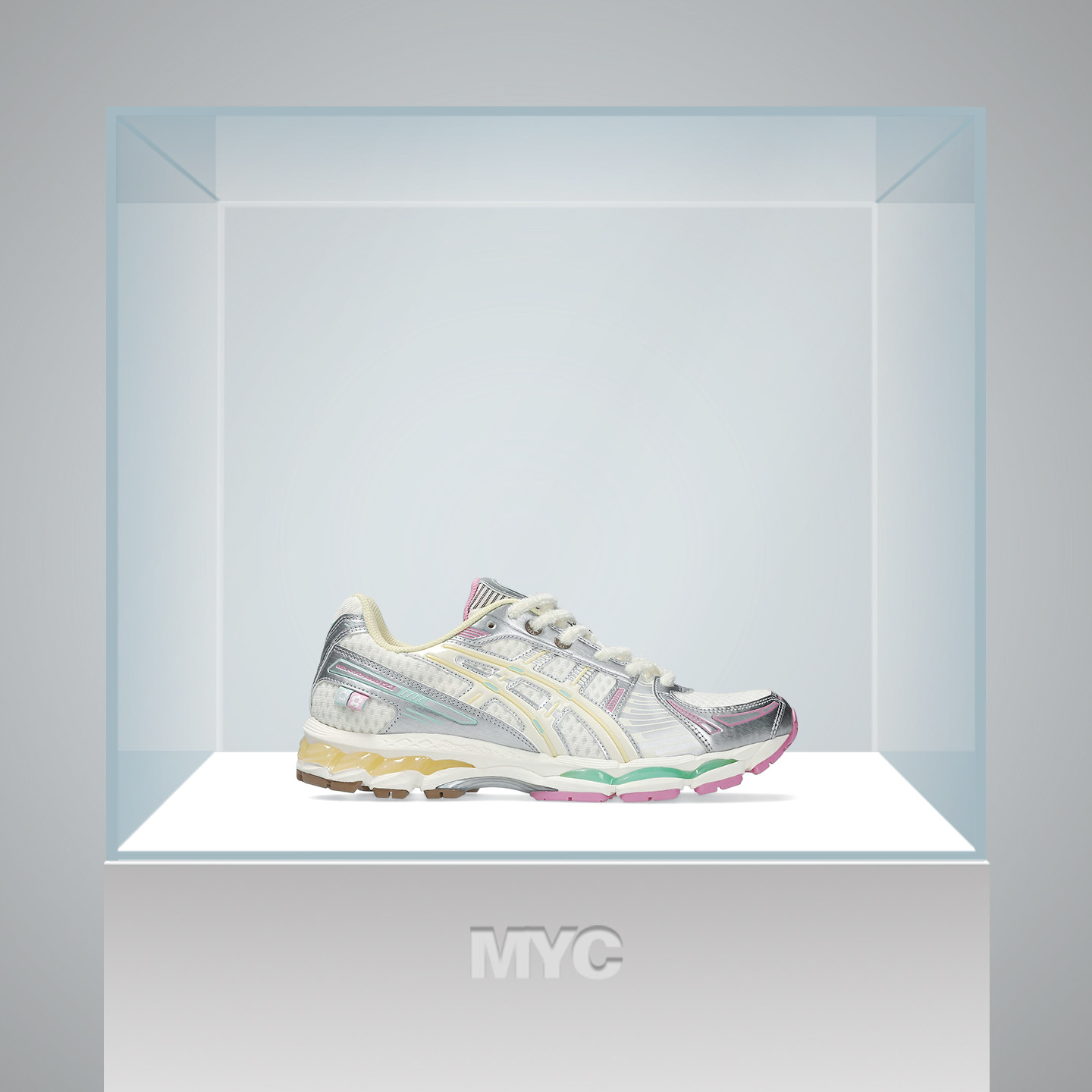 亚瑟士VANDY THE PINK x GEL-KAYANO 12.1联名休闲鞋1203B302-100