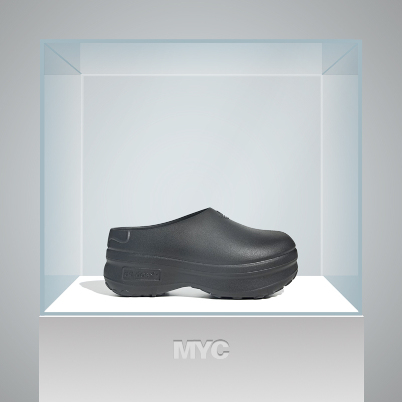 阿迪达斯Adidas增高厚底运动拖鞋