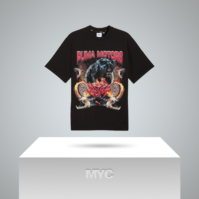 彪马A$AP ROCKY x PUMA Motors Tee联名T恤手套棒球帽636188-01