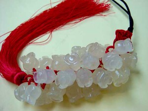 黄龙玉汽车挂件车内吊饰男高档平安符吊坠挂饰车载后视镜饰品玉坠