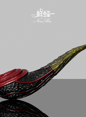 NewBee石楠木烟斗手工实木雕刻花朵烟斗老式传统过滤男士专用烟具