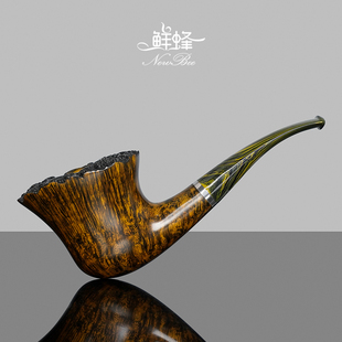 NewBee石楠木烟斗手工实木带瘤皮大卡斯特罗斗传统老式男士专用具