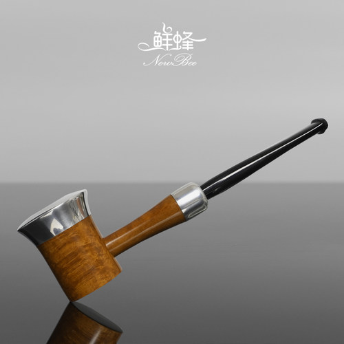 NewBee石楠木烟斗男士手工实木撞球锤子烟斗传统老式过滤专用烟具