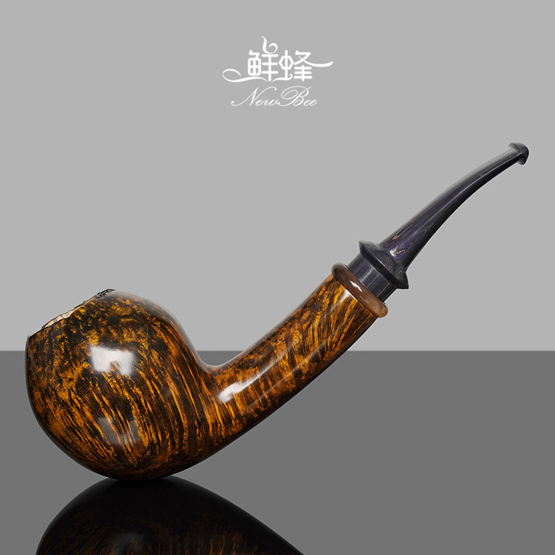 NewBee石楠木烟斗男士手工长腿实木瘤皮橡果斗传统老式过滤专用具