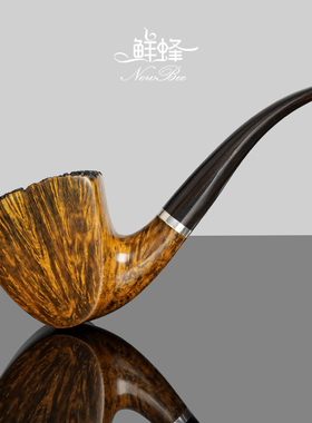 NewBee石楠木烟斗男士手工瘤皮战斧烟斗实木老式传统过滤专用烟具
