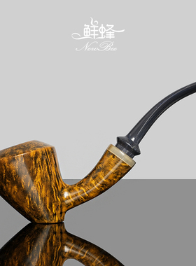 NewBee鲜蜂石楠木烟斗手工实木茶盏桌斗老式传统男士过滤专用烟具