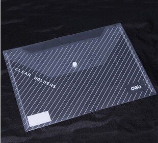 得力按扣pp公文袋10个包邮