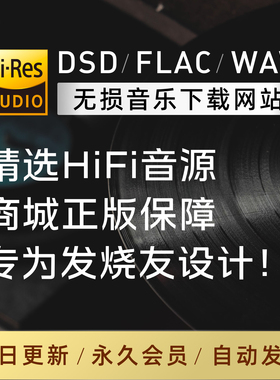 无损音乐下载网站hires精选会员dsd高解析wav母带hifi发烧音源