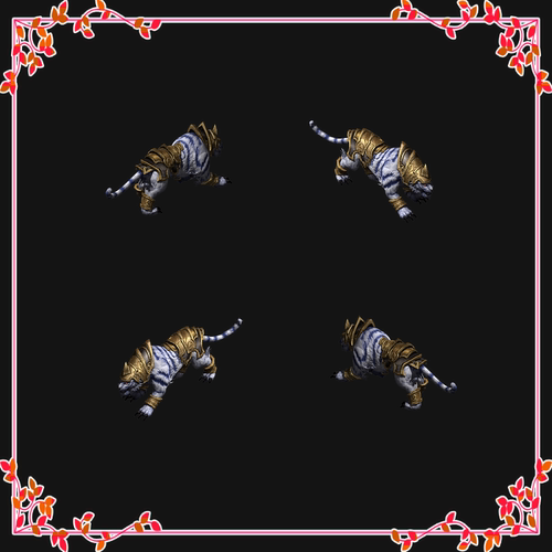 996引擎传奇BOSS素材四神兽素材