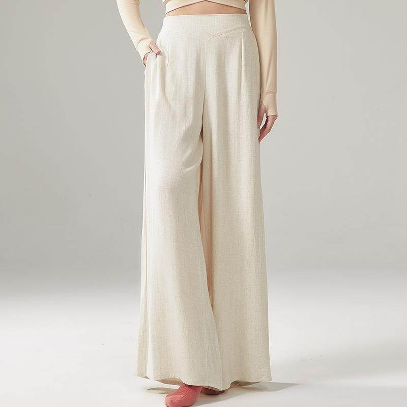 现代舞裤云朵棉麻裤秋冬百搭新品麻本色宽松练功训练阔腿裤,运动/瑜伽/健身/球迷用品,广场舞套装,淘宝优惠券,粉丝福利购,淘宝优惠卷