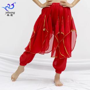 舞蹈表演下装 部落舞蹈舞裤 旋转裤 饰裤 万圣节装 肚皮舞服雪纺灯笼裤