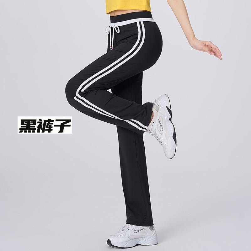 广场舞服装裤子女夏季新款直筒健身裤跳舞舞蹈裤运动健身跑步长裤