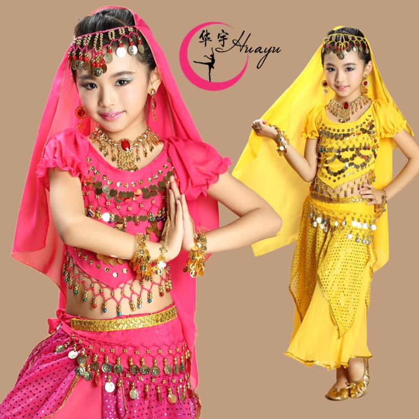 衣服新款六一少儿印度演出服肚皮舞服装节日表演服3305舞会