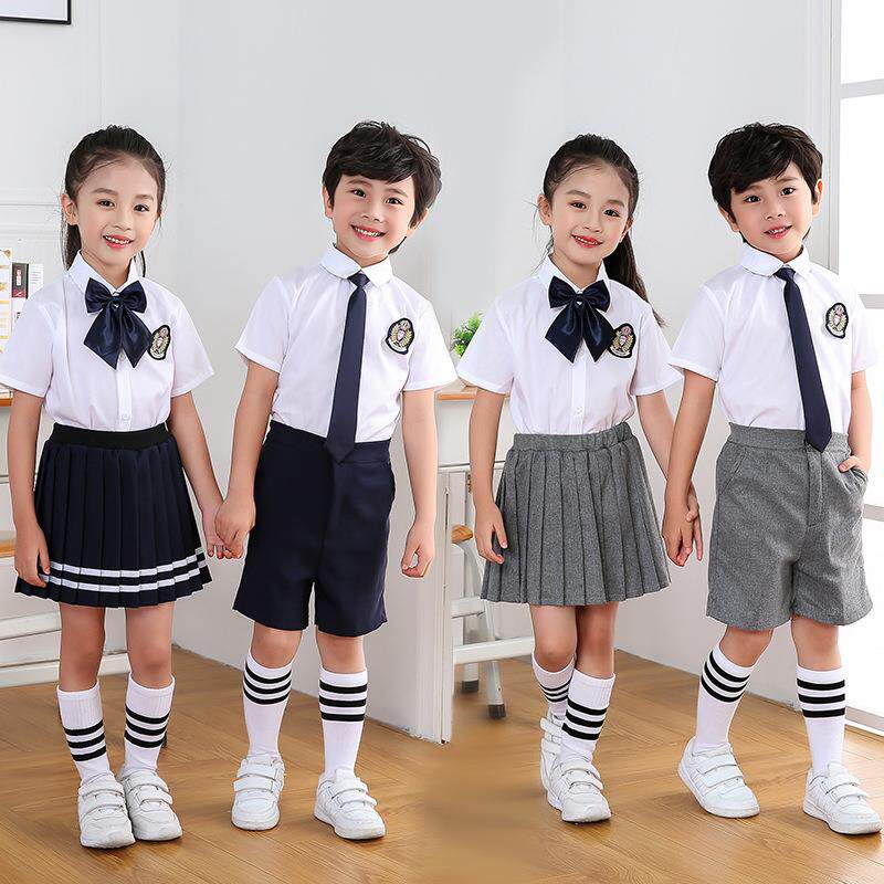 六一男童女童表演背带裤儿童礼服小学生校服幼儿园大合唱演出服装