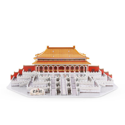 乐立方北京故宫3D立体拼图模型