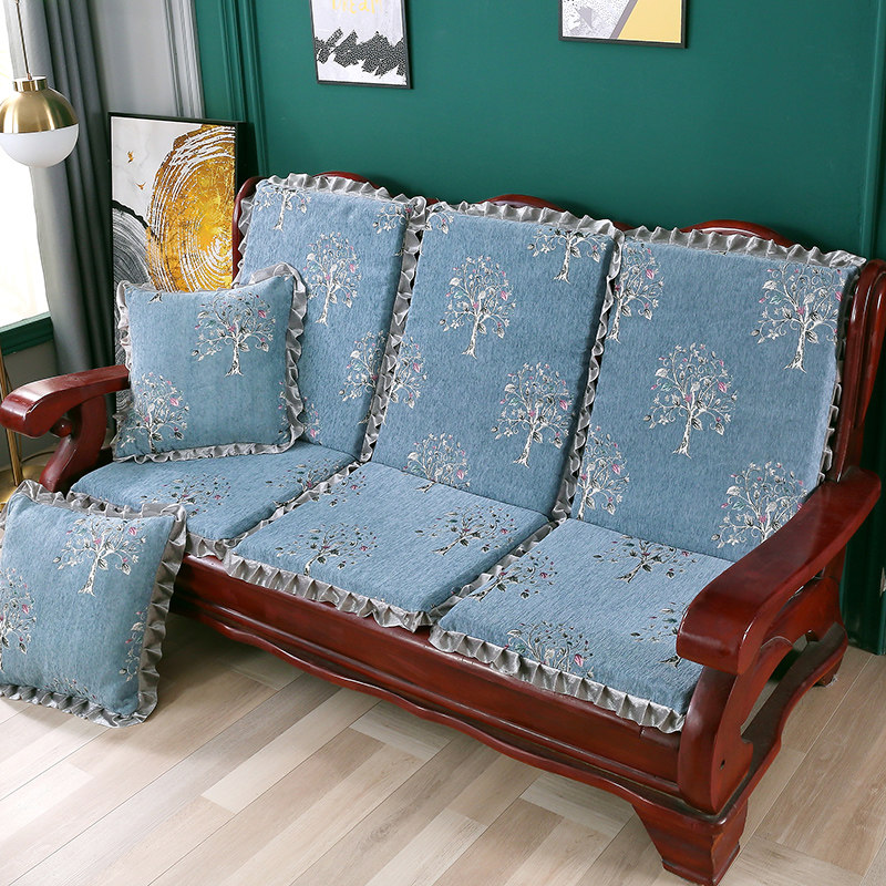 秋冬季海绵实木沙发垫防滑可拆洗红木椅子沙发坐垫连体带靠背一体,居家布艺,沙发垫,淘宝优惠券,粉丝福利购,淘宝优惠卷