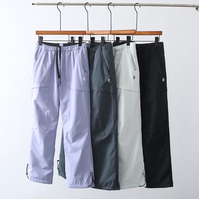 三防科技户外软壳冲锋裤加绒加厚防风防泼水徒步登山裤休闲裤女冬