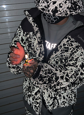 【限量款式，售罄观赏，拍下不发】S.view 防水爆裂纹反光羽绒服