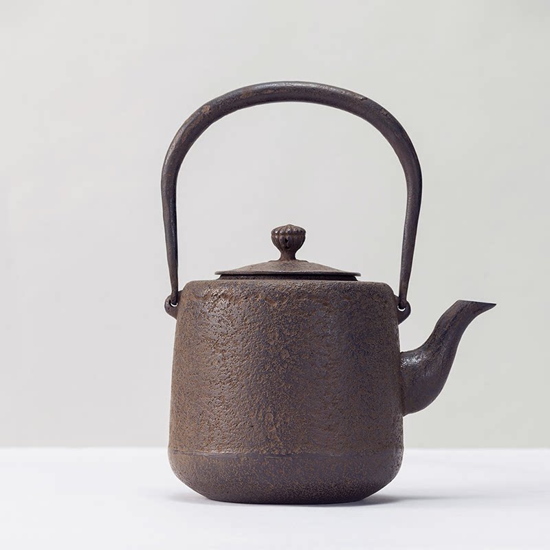 18型筒型肌  日本原装进口南部铁器 烧水手作铁壶泡茶壶茶道11192