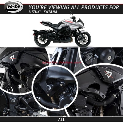 铃木KATANA改装英国RG防摔牌照架