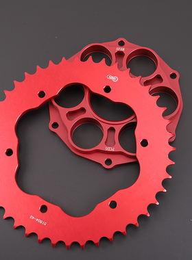 德国AFAM 适用杜卡迪V2 /V4 改装大小飞牙盘链轮铝全金轻量化齿盘