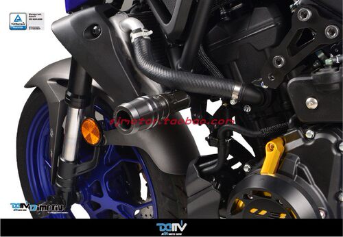 德国DIMOTIV 适用YAMAHA雅马哈MT03 改装L款车身防倒防摔球 DMV