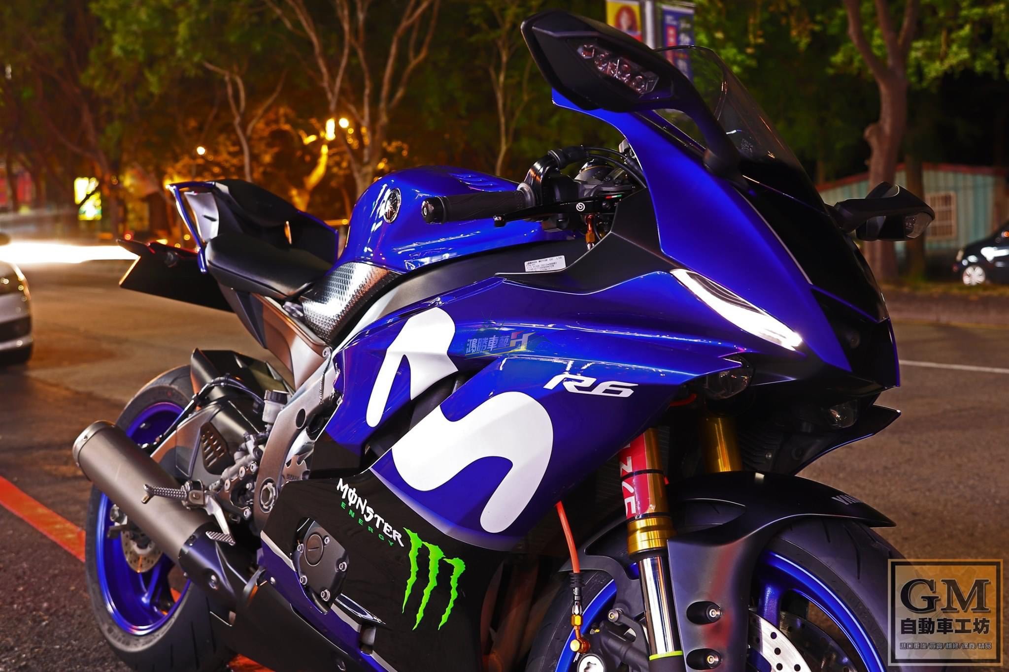 雅马哈R6/R1M改装前后刹车油管