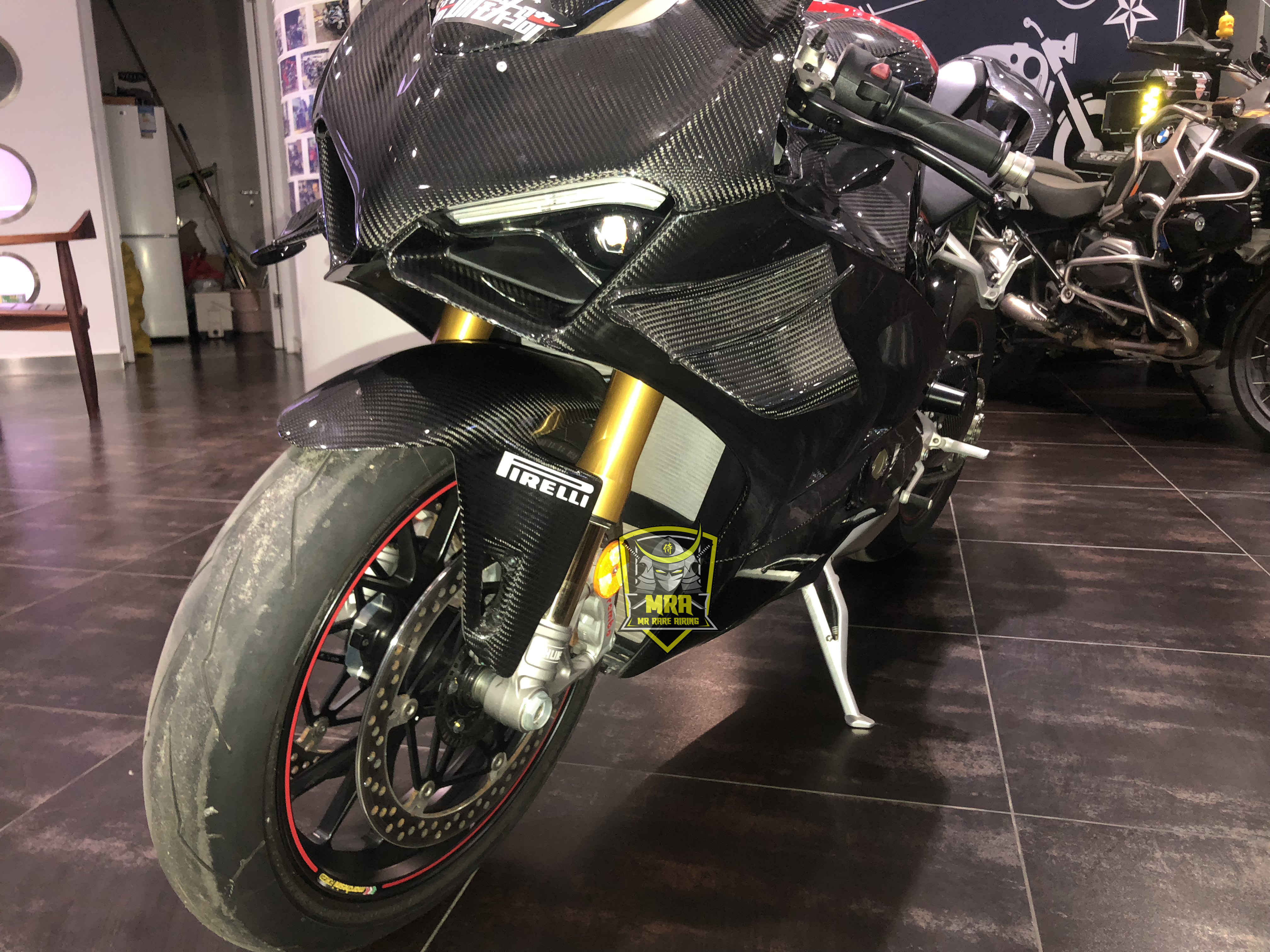 杜卡迪ducati V4R 碳纤维包围 V4改V4R包板 左右板 风翼