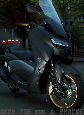 台湾FAR 适用YAMAHA雅马哈NMAX155 改装SA全浮动碟盘刹车盘碟刹盘