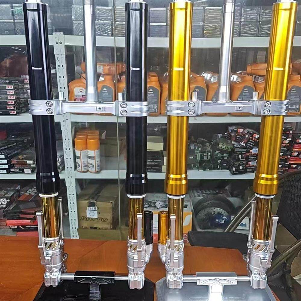 东竞堂 适用雅马哈XMAX300 改装前叉避震减震器倒叉下三星双碟