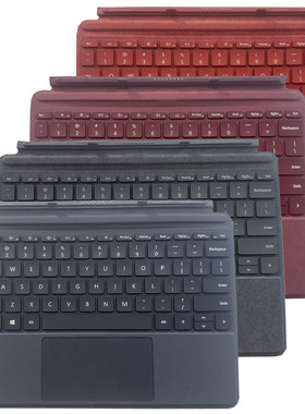 适用于微软surface 1840 GO/2/3/4平板键盘黑色 酒红色 灰色 红色