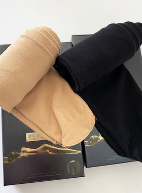 永春666A女士春秋拉绒聚暖磨毛面膜袜2000D薄绒打底连脚裤袜加裆