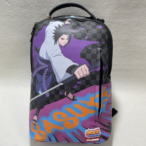 SprayGround鲨鱼棋盘格双肩包大容量男女学生电脑背包防泼水包潮