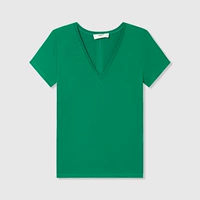 【B*V Зеленый】Маленький V-образный вырез