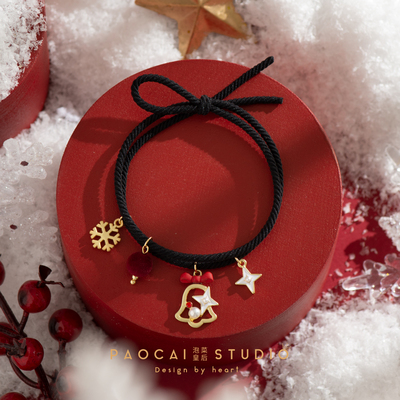 泡菜皇后甜美可爱圣诞节发圈