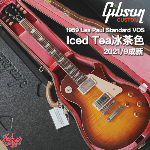 GIbsonR9电吉他冰茶二手