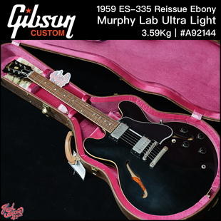 Gibson Murphy Lab 1959 ES 335 Reissue Ultra Light Aged Ebony