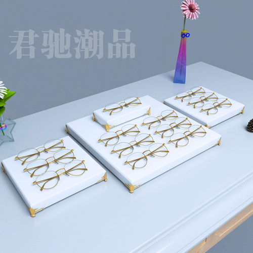 君驰潮品金属轻奢眼镜店光学架太阳镜墨镜陈列展示架托盘眼镜道具 - 封面