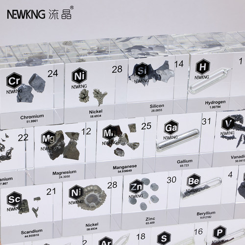 NEWKNG流晶化学元素周期表小摆件