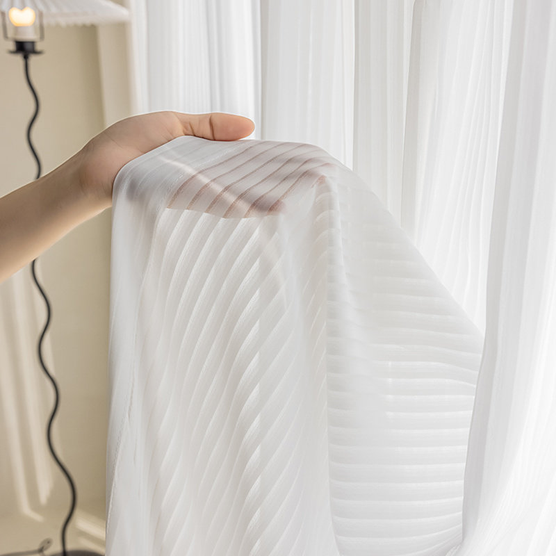 透光皇冠客厅现代简约竖百叶纱