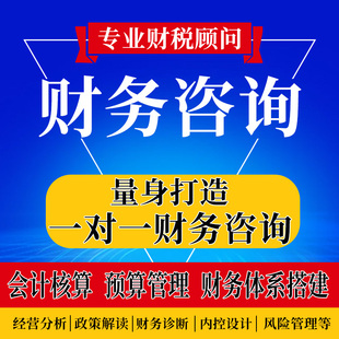财务咨询会计咨询代理记账职称咨询记账报税商标注册注销一对一